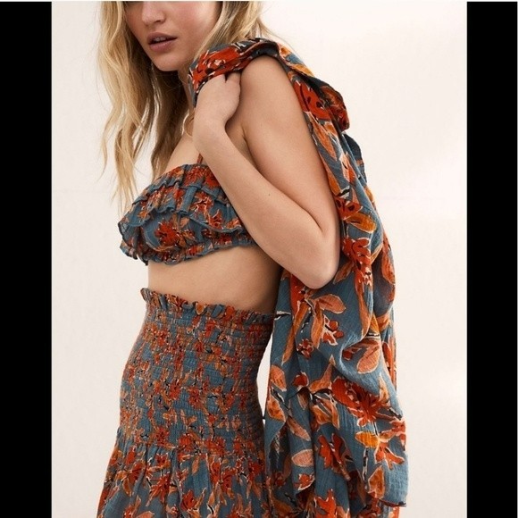🍒NWT🍒 FREE PEOPLE 3 PIECE TROPICAL SET - Picture 7 of 8